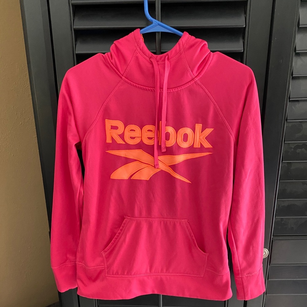 Reebok hot pink hoodie